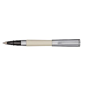Aurora TU White and Chrome Rollerball