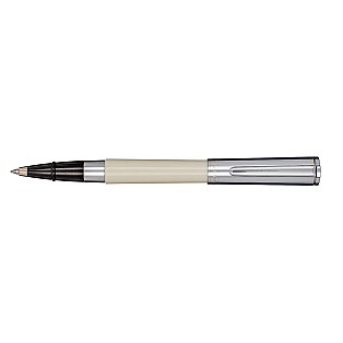 Aurora TU White and Chrome Rollerball