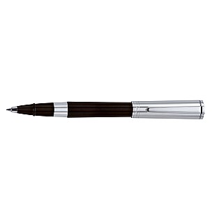 Aurora TU Black and Chrome Rollerball