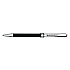 Aurora Magellano Solid Sterling Silver Barley Guilloche and Black Kugelschreiber