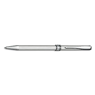 Aurora Magellano Solid Sterling Silver Linear Guilloche Balpen