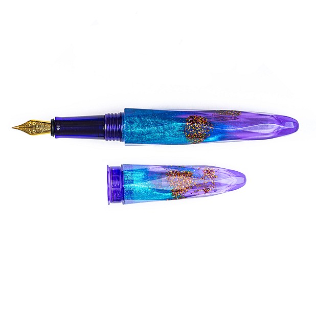 Benu Briolette Amethyst Tide Pióro Wieczne