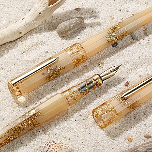 Benu Euphoria Golden Beach GT Pluma Estilográfica