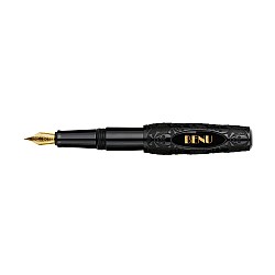 Benu Pixie Jolly Roger Black GT Pocket Fountain pen