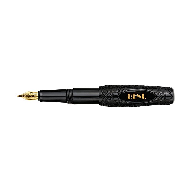 Benu Pixie Jolly Roger Black GT Pocket Caneta-tinteiro