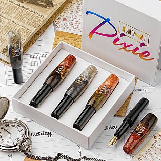 Benu Pixie Metallic Dust Pocket Vulpen Set