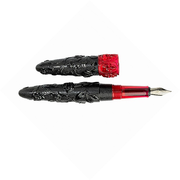 Benu Skulls & Roses Smolder Fountain pen