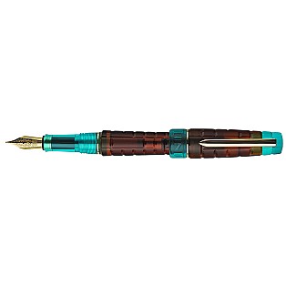 Benu Tessera Ribbon Turquoise GT Stylo Plume Benu Tessera Ribbon Turquoise GT Stylo Plume