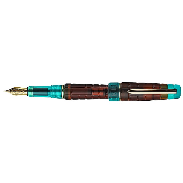 Benu Tessera Ribbon Turquoise GT Stylo Plume