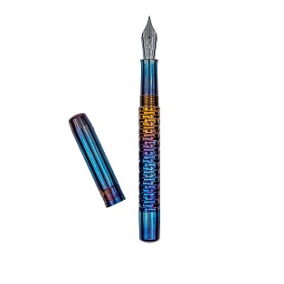 Black Forest Pen Premium Artifex Blued Stainless Steel Stylo plume