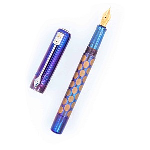 Black Forest Pen ArtisanLine Metalicum Blued Stainless Steel Fountain pen