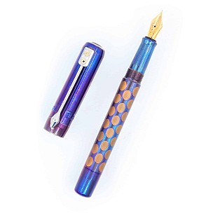 Black Forest Pen ArtisanLine Metalicum Blued Stainless Steel Fountain pen