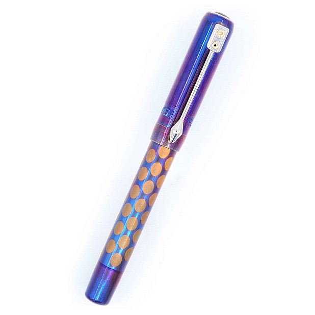 Black Forest Pen ArtisanLine Metalicum Blued Stainless Steel Füllfederhalter