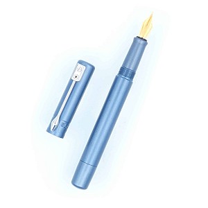Black Forest Pen Premium Classic Aluminum Titanium Grey Fountain pen