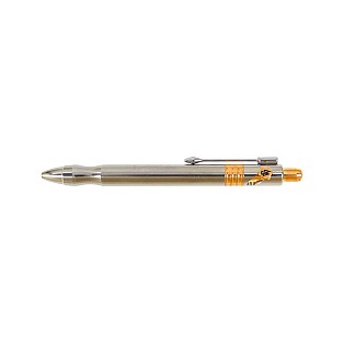 Black Forest Pen Premium Classic Stainless Steel Bolt Action Ballpoint