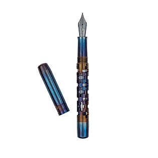 Black Forest Pen Premium Crucius Blued Stainless Steel Stylo plume