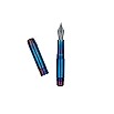 Black Forest Pen Premium Classic Minimo Blued Stainless Steel Pluma Estilográfica