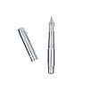 Black Forest Pen Premium Classic Minimo Stainless Steel Füllfederhalter
