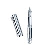 Black Forest Pen Premium Classic Minimo Stainless Steel Füllfederhalter