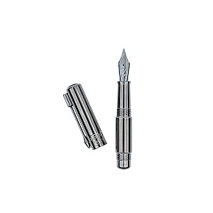 Black Forest Pen Premium Classic Minimo Titanium Caneta de Tinta Permanente