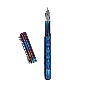 Black Forest Pen Premium MultiMill Blued Stainless Steel Stylo plume