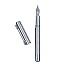 Black Forest Pen Premium MultiMill Stainless Steel Fountain pen