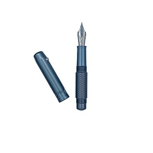 Black Forest Pen Premium MultiMill Minimo Aluminum Titanium Grey Pluma Estilográfica