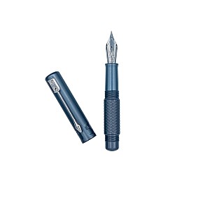 Black Forest Pen Premium MultiMill Minimo Aluminum Titanium Grey Pluma Estilográfica