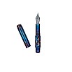 Black Forest Pen Premium Rhombus Minimo Blued Stainless Steel Pluma Estilográfica