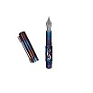 Black Forest Pen Premium Rhombus Minimo Blued Stainless Steel Pluma Estilográfica