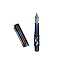 Black Forest Pen Premium Rhombus Minimo Blued Stainless Steel Pluma Estilográfica