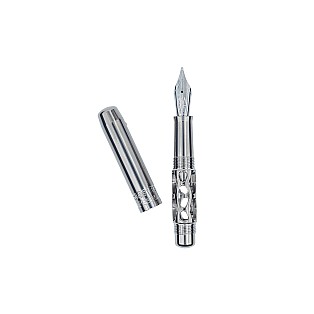 Black Forest Pen Premium Rhombus Minimo Titanium Pluma Estilográfica