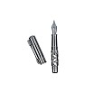 Black Forest Pen Premium Rhombus Minimo Titanium Pióro wieczne