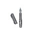 Black Forest Pen Premium Rhombus Minimo Titanium Pióro wieczne