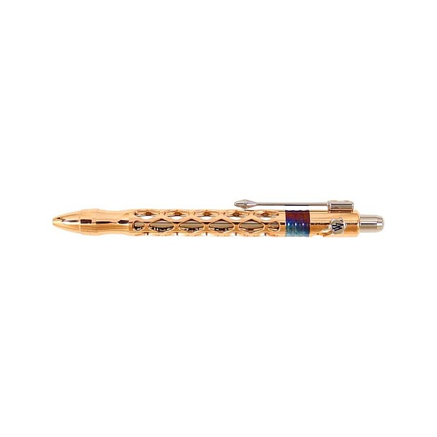 Black Forest Pen Premium Rhombus Bronze Bolt Action Stylo Bille