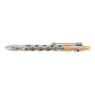 Black Forest Pen Premium Rhombus Stainless Steel Bolt Action Ballpoint