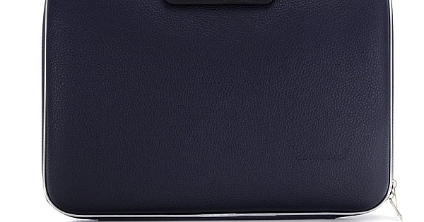 Bombata Classic (15.6'') Navy Blue Laptop Briefcase | Appelboom.com