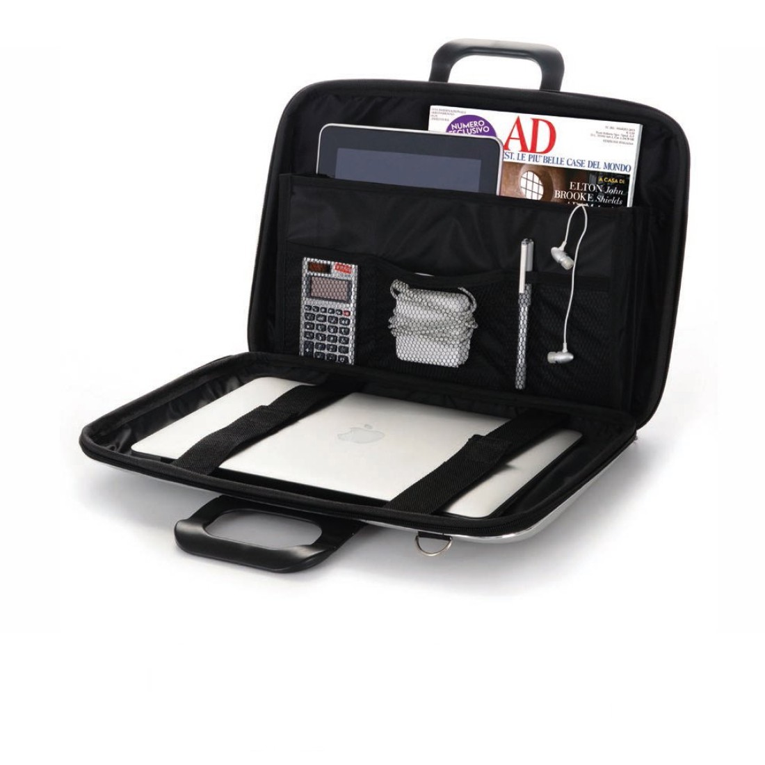 Bombata Classic Nylon (15.6'') Black Laptop Briefcase
