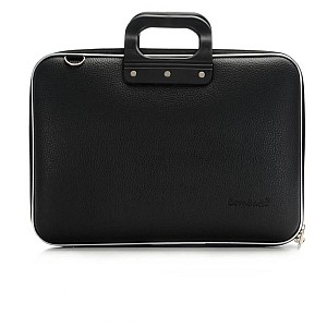Bombata Maxi Classic (17'') Black Laptop Briefcase