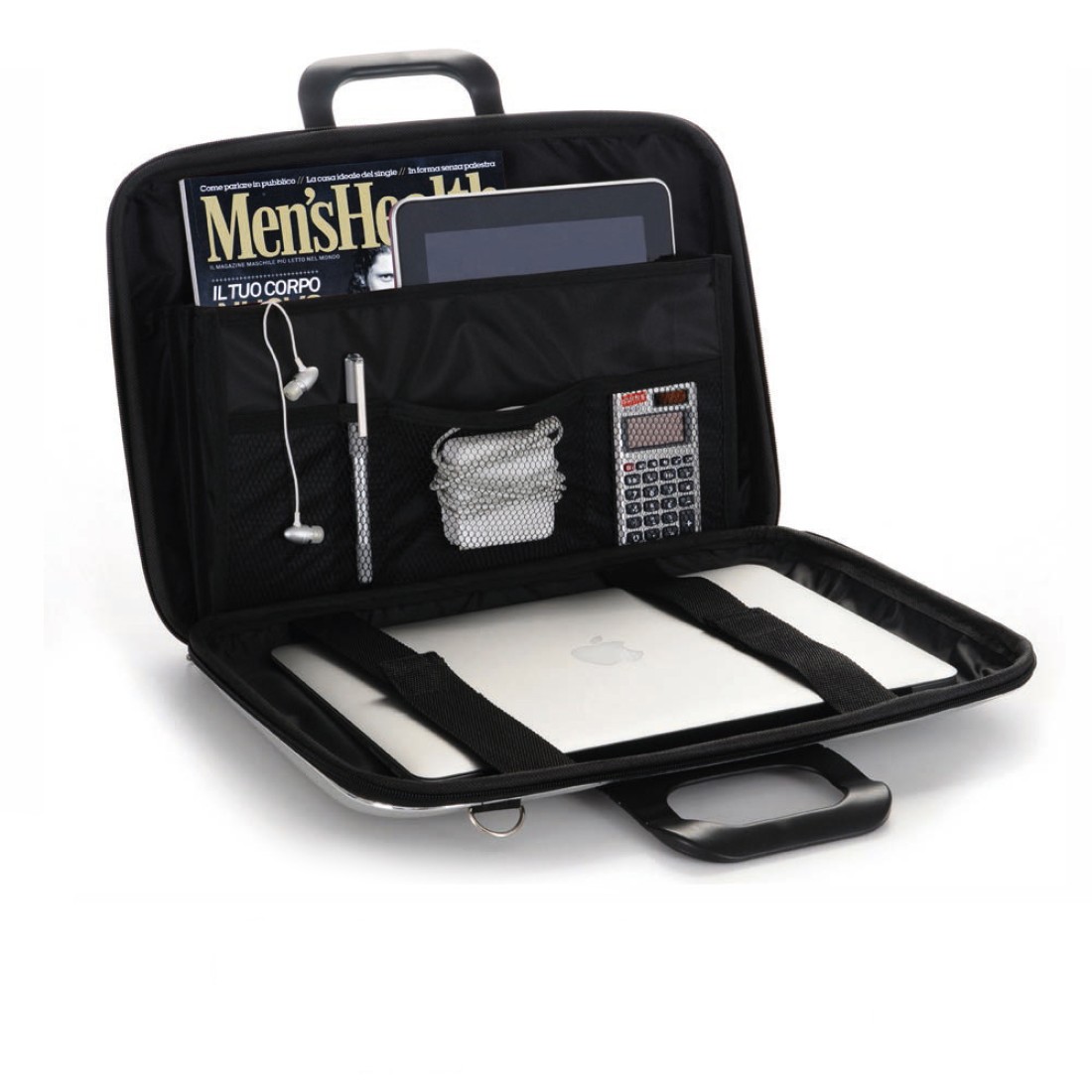 Bombata Maxi Classic (17'') Black Laptop Briefcase