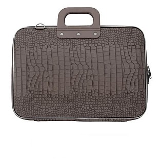 Bombata Medio Classic Cocco (13'') Grey Laptop Briefcase