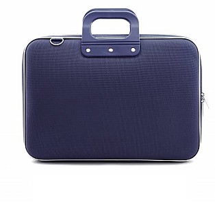 Bombata Classic Nylon (15.6'') Navy Blue Laptop Briefcase