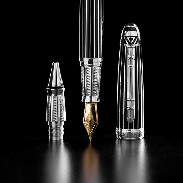 Bossert & Erhard Black Stripes Limited Edition Caneta-tinteiro