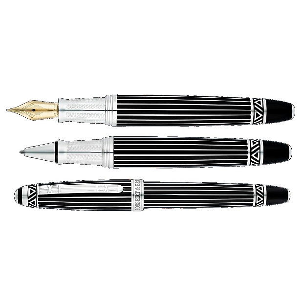 Bossert & Erhard Black Stripes Limited Edition Caneta-tinteiro