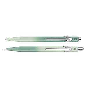 Caran d'Ache 849 & 844 Misty Forest Ballpoint and Mechanical Pencil Set