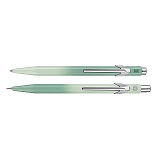 Caran d'Ache 849 & 844 Misty Forest Ballpoint and Mechanical Pencil Set