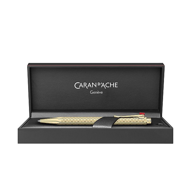 Caran d'Ache Ecridor Damier Gold Stylo à bille