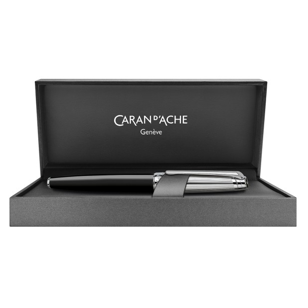Caran d'Ache Léman Bicolor Black Caneta de Tinta Permanente