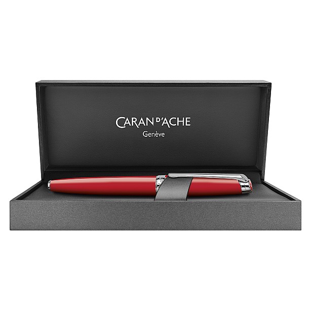 Caran d'Ache Léman Scarlet Red Caneta de Tinta Permanente