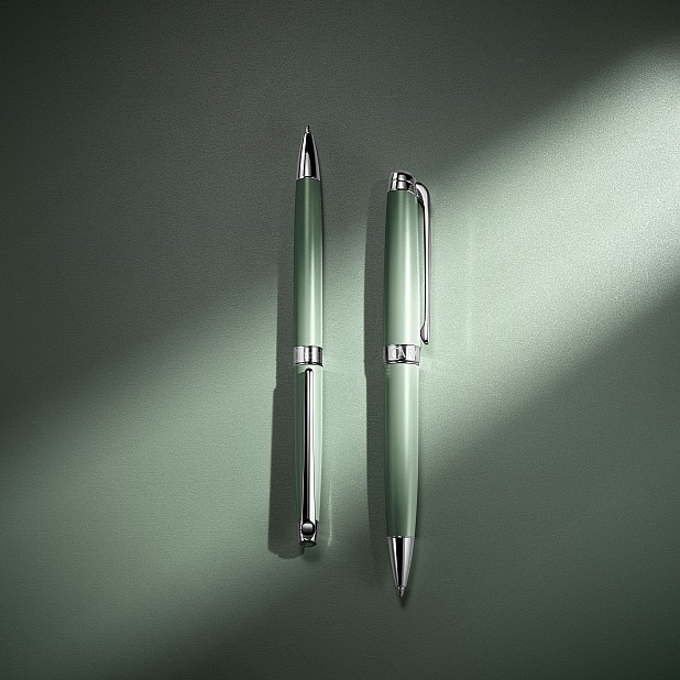 Caran d'Ache Léman Slim Vert de Gris Ballpoint